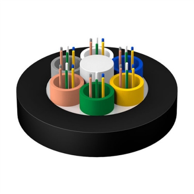 Loose Jacketed Stranded Non-Metallic Reinforced Core Non-Armored Flame-Retardant Optical Cable（GYFTZY）